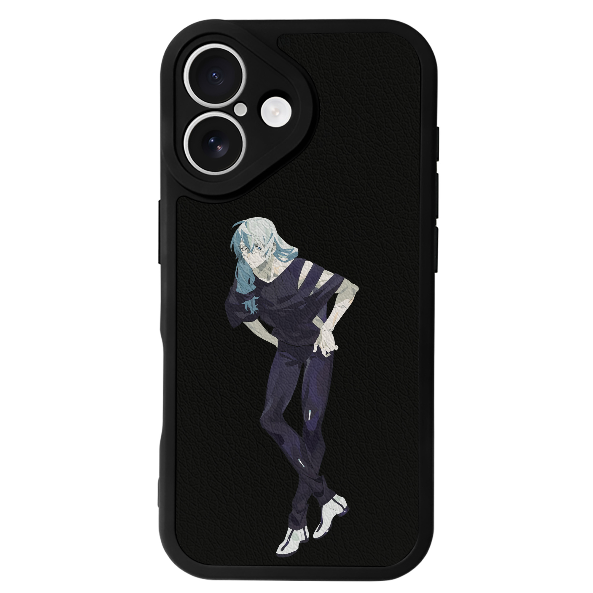 （画像用） 呪術廻戦 Jujutsu Kaisen 【iPhone 16シリーズ対応】シリコンスマホケース（レザー調） 材質：シリコン